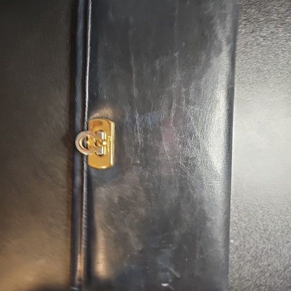 Salvatore Ferragamo Navy long wallet - Picture 7 of 7